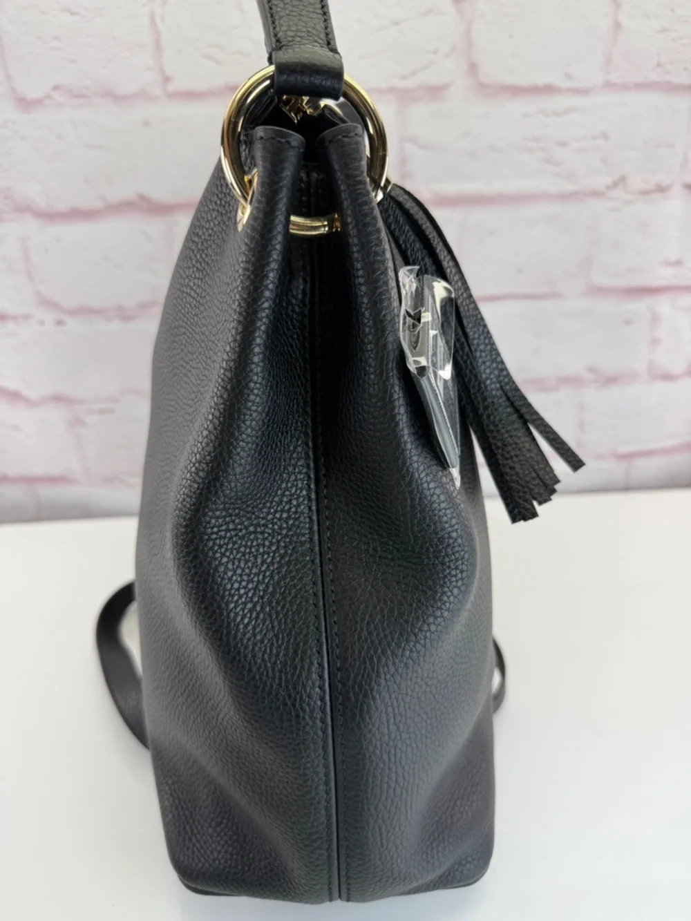 Gucci Pebbled Calfskin Large Soho Hobo Black - Picture 6 of 16